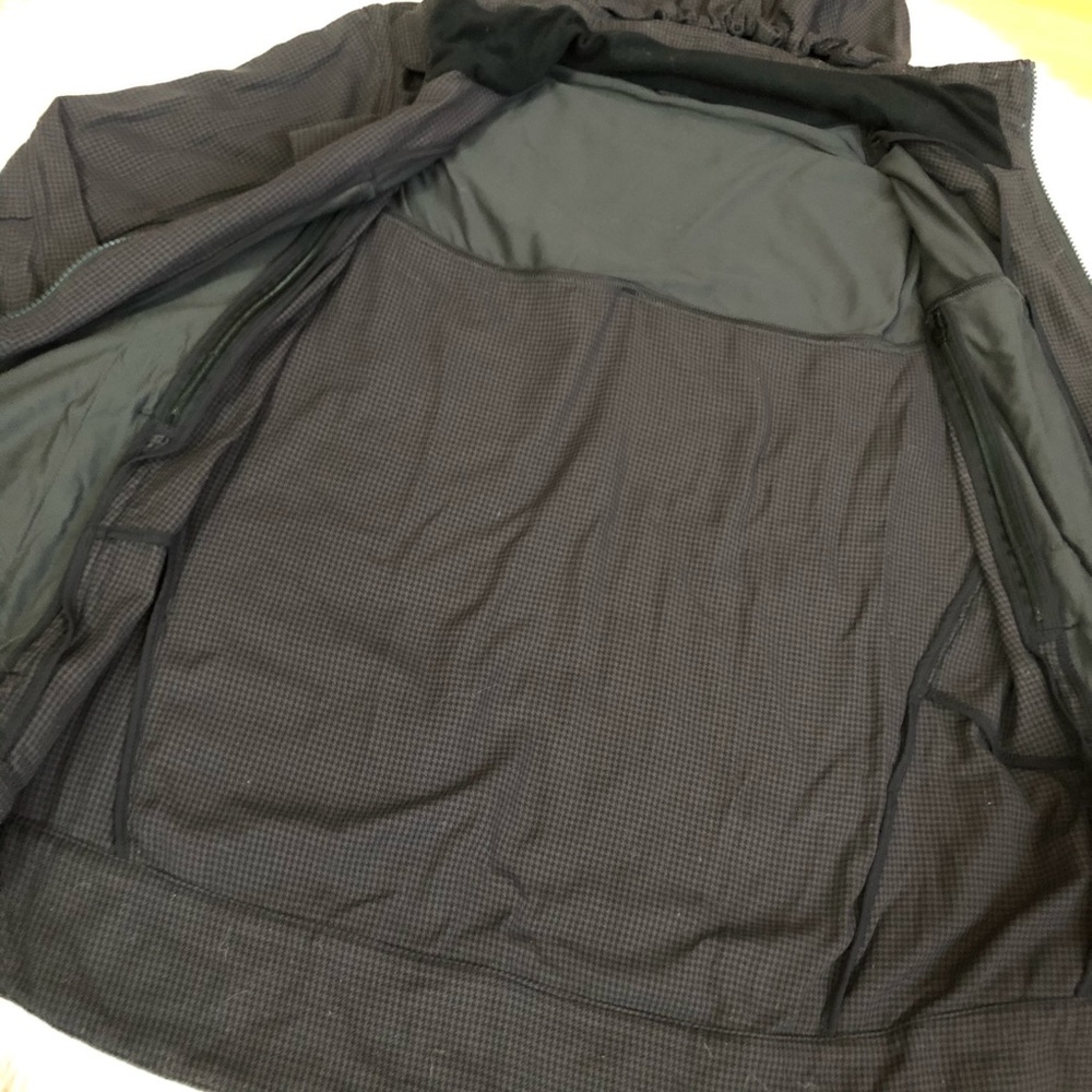Lululemon Relay Jacket Houndstooth Swift Blck Sz L - Picture 4 of 8